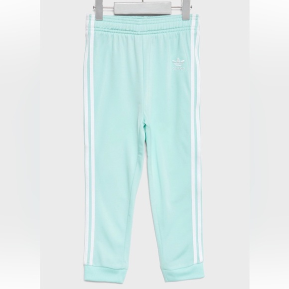 Adidas Teal Sea foam Blue Ice Mint Jumpsuit size 3-4T - Picture 3 of 9